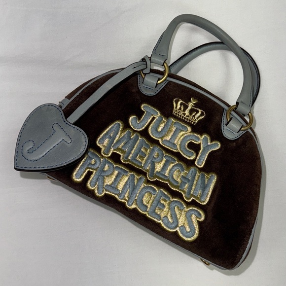 Vintage Juicy Couture Mini Bowler Bag Purse American Princess Handbag Y2K RARE - Picture 15 of 15